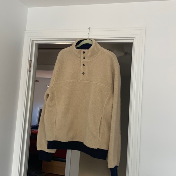 J crew mens Sherpa fleece - Picture 1 of 2